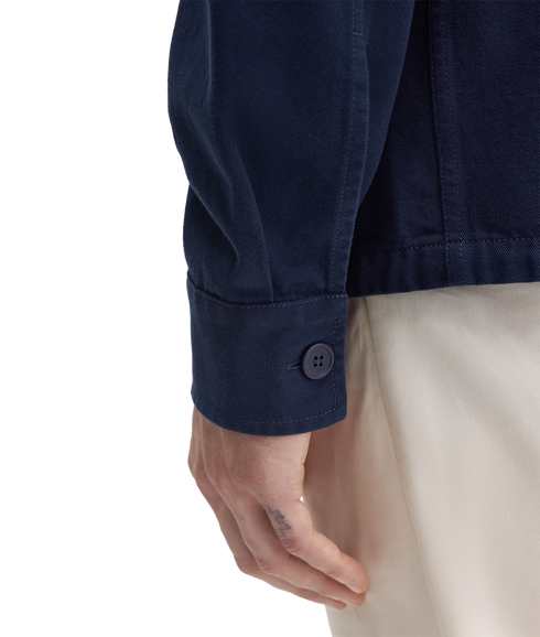 Twill Overshirt - Tennis Blue