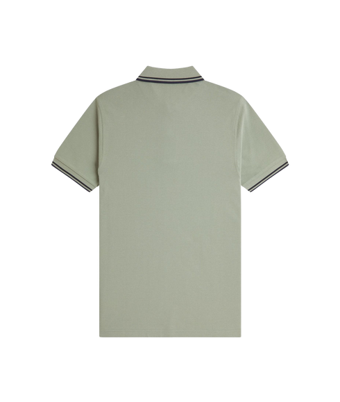 Twin Tipped Fred Perry Shirt - Bayleaf