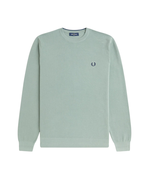 Pique Stitch Jumper - Bayleaf