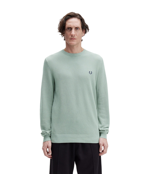 Pique Stitch Jumper - Bayleaf