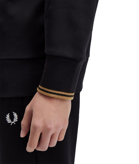 Half Zip Sweatshirt - Black