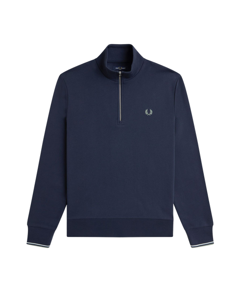 Half Zip Sweatshirt - Dark Airforce