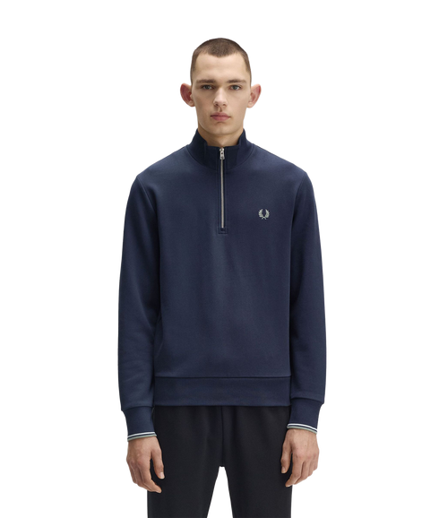 Half Zip Sweatshirt - Dark Airforce