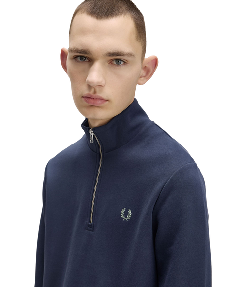 Half Zip Sweatshirt - Dark Airforce
