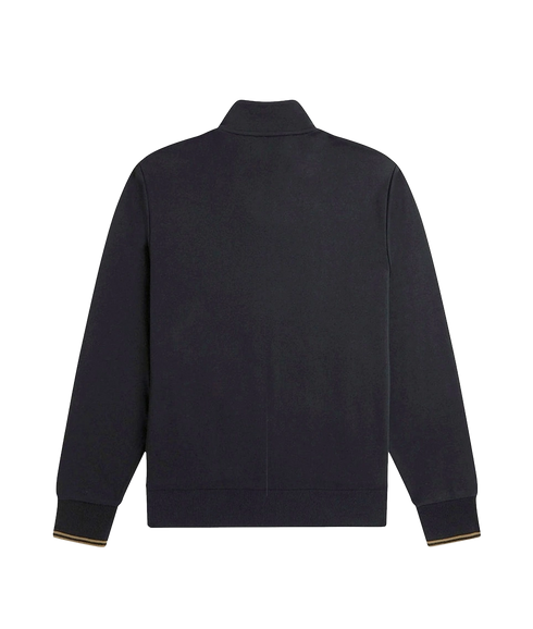 Zip Through Sweatshirt - Black