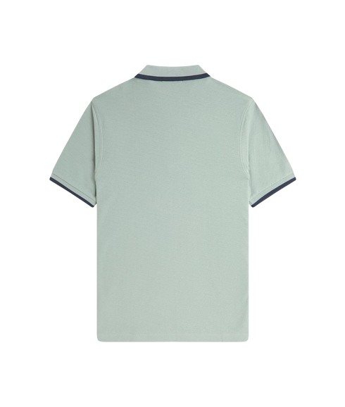 Crepe Pique Polo Shirt - Bayleaf