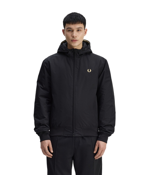 Hooded Brentham Jacket - Black