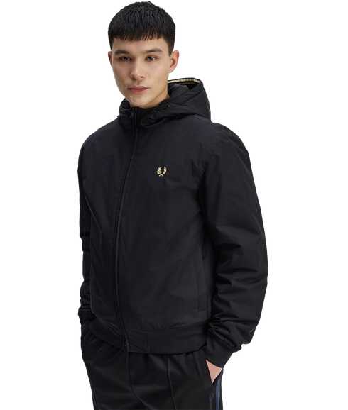 Hooded Brentham Jacket - Black