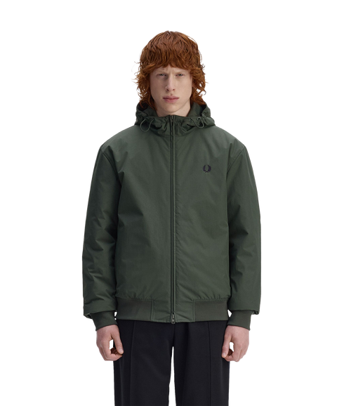 Hooded Brentham Jacket - Court Green