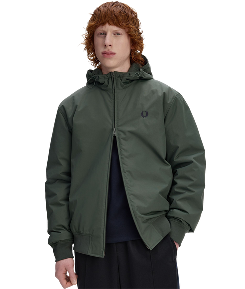 Hooded Brentham Jacket - Court Green