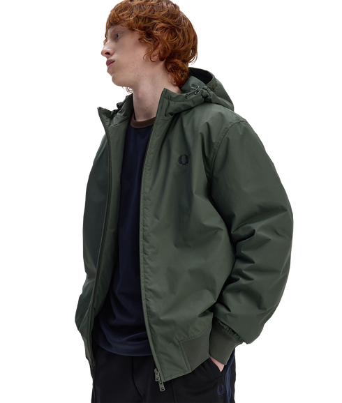 Hooded Brentham Jacket - Court Green
