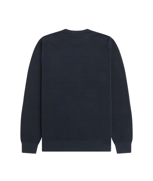 Pique Stitch Jumper - Navy