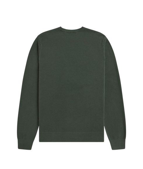 Pique Stitch Jumper - Court Green