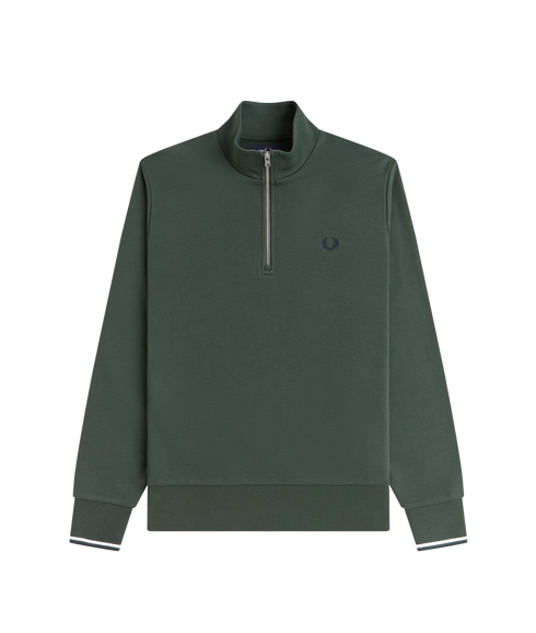 Half Zip Sweatshirt - Crtgrn/Snwt/Nvy