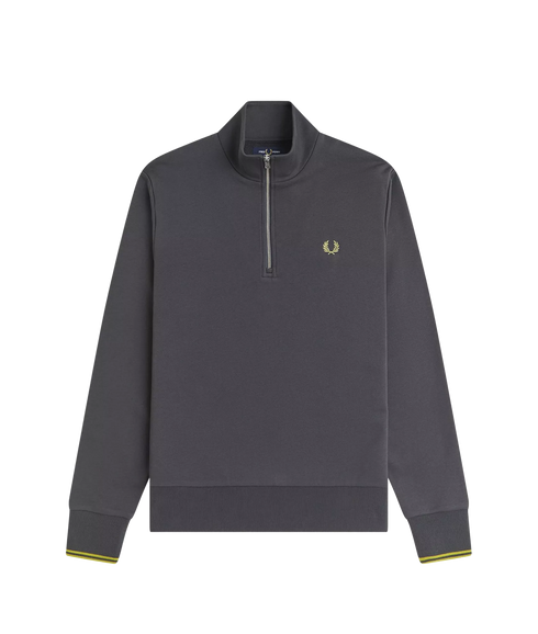 Half Zip Sweatshirt - Ancgr/Tnnsblyell