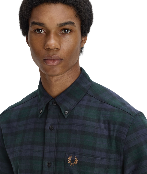 Blackwatch Tartan Brushed Twil - Blackwatch Tartan