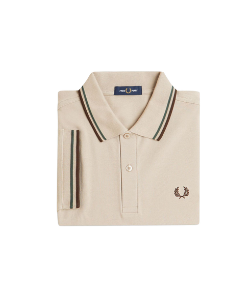 Twin Tipped Fred Perry Shirt - Wrmot/Crtgr/Btob