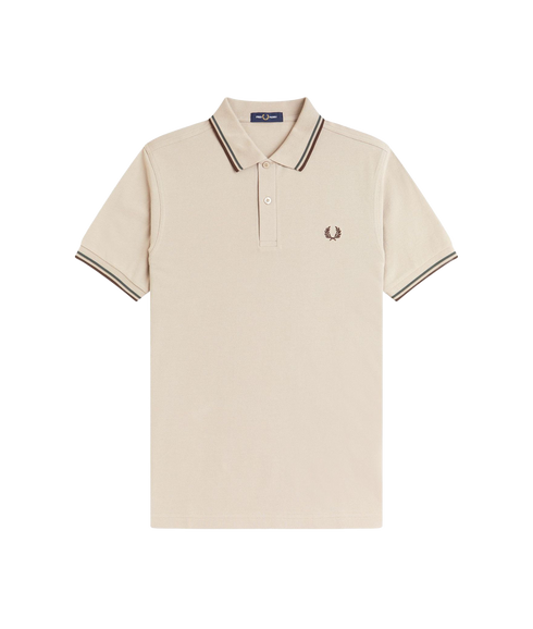 Twin Tipped Fred Perry Shirt - Wrmot/Crtgr/Btob