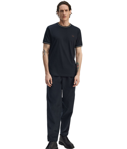 Twin Tipped T-Shirt - Navy/Woat/Bntob