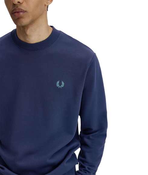 Crew Neck Sweatshirt - Tnsbl/Snwht/Dpmt