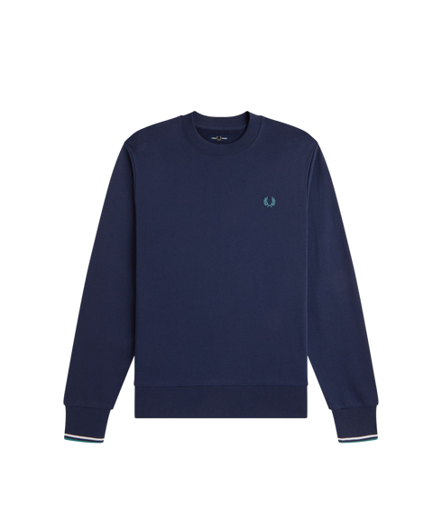 Crew Neck Sweatshirt - Tnsbl/Snwht/Dpmt