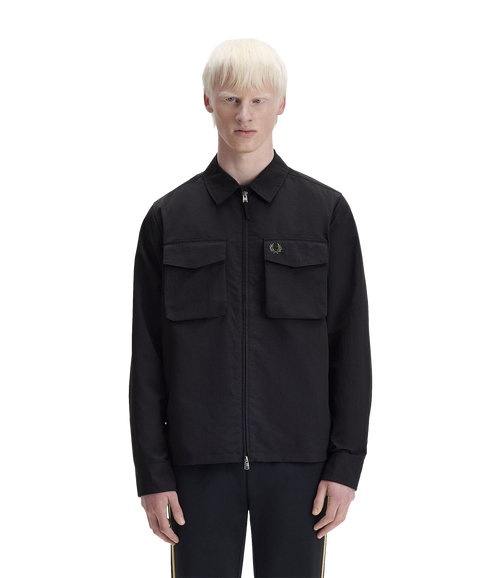 Ripstop Pocket Overshirt - Black