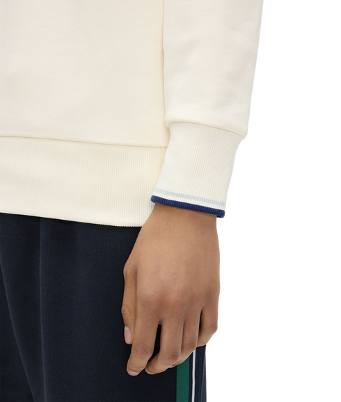 Half Zip Sweatshirt - Ecru