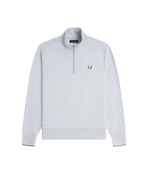 Half Zip Sweatshirt - Dusky Blue
