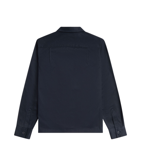 Twill Overshirt - Navy