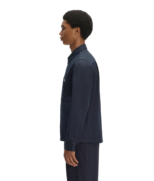 Twill Overshirt - Navy