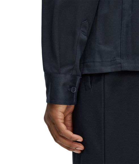 Twill Overshirt - Navy