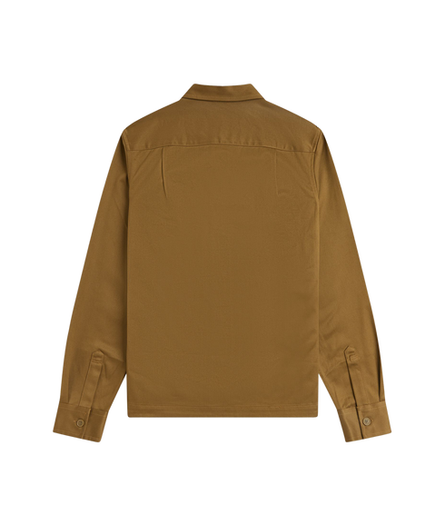 Twill Overshirt - Shaded Stone