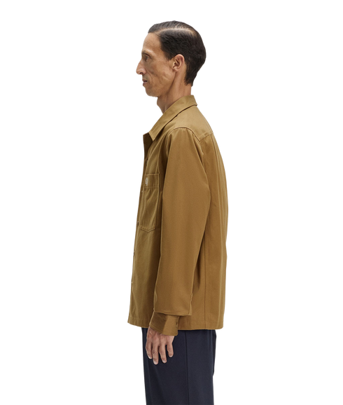 Twill Overshirt - Shaded Stone