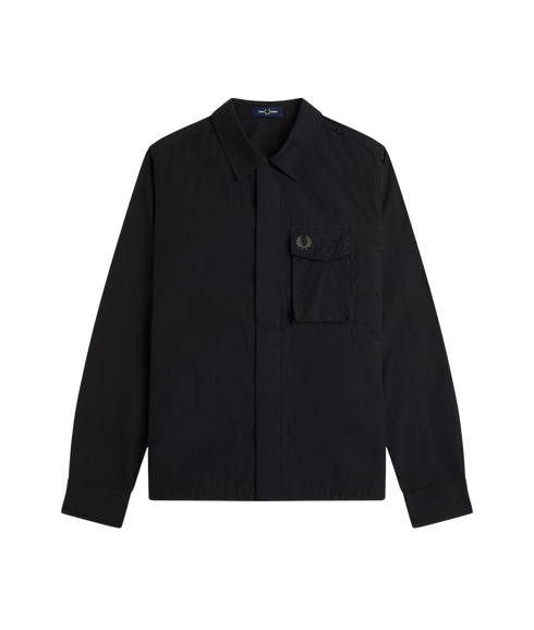 Poplin Overshirt - Black