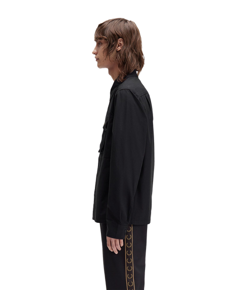 Poplin Overshirt - Black