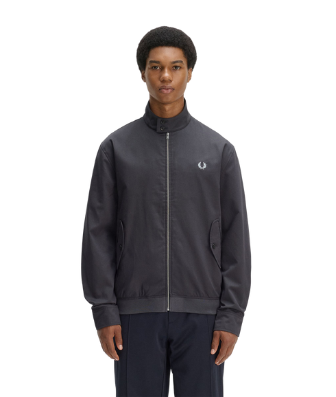 Twill Harrington Jacket - Anchor Grey