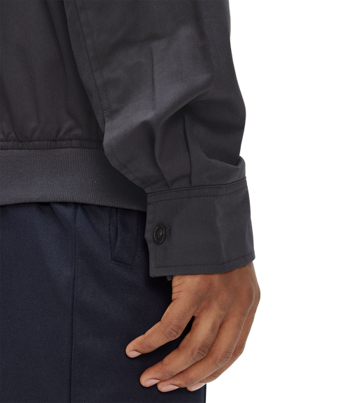 Twill Harrington Jacket - Anchor Grey