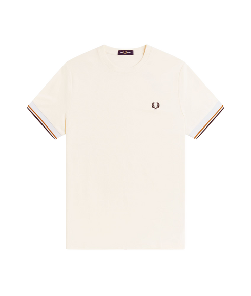 Twin Tipped Cuff T-shirt - Ecru
