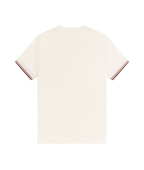 Twin Tipped Cuff T-shirt - Ecru