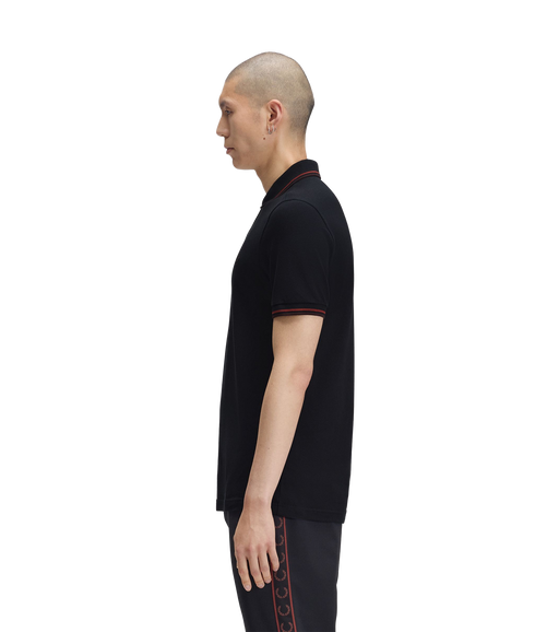 Twin Tipped Fred Perry Shirt - Navy