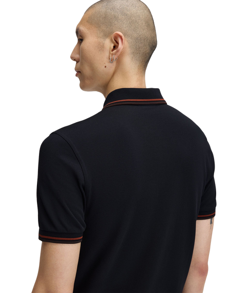 Twin Tipped Fred Perry Shirt - Navy
