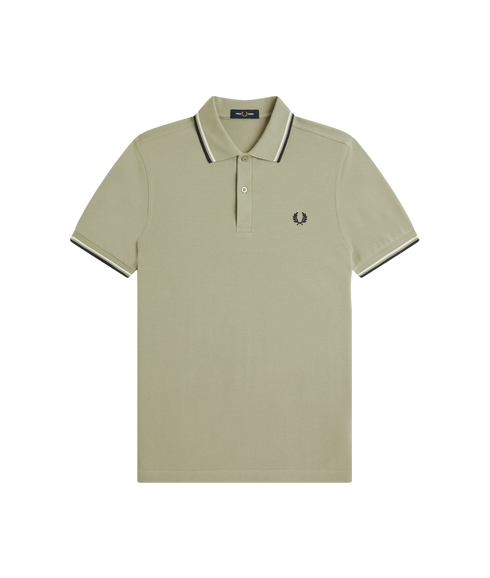 Twin Tipped Fred Perry Shirt - Green