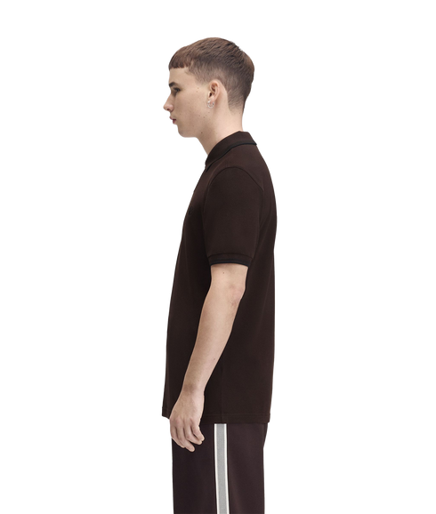 Twin Tipped Fred Perry Shirt - Brown