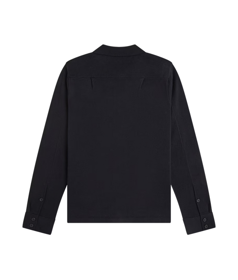 Knitted Overshirt - Black