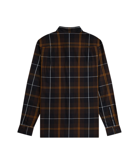 Twill Tartan Shirt - Brown
