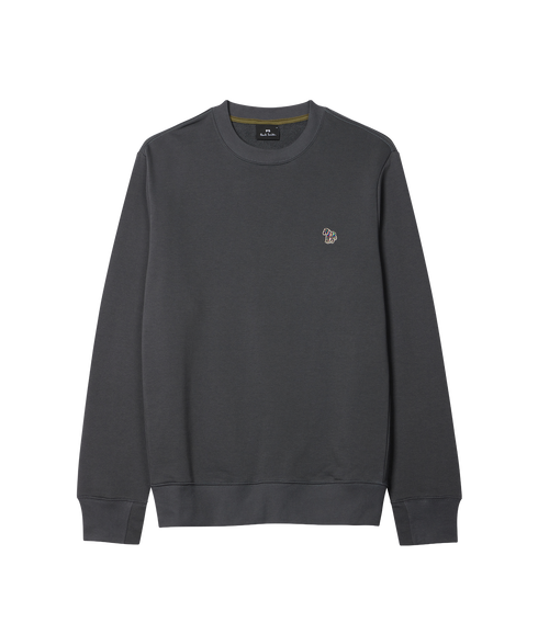 Reg Fit Sweatshirt Zebra - Grey