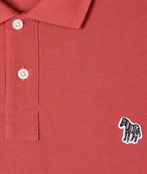 Reg Fit SS Polo Shirt Zebra - Pink