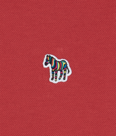 Reg Fit SS Polo Shirt Zebra - Pink
