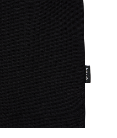 Reg Fit Zip Polo Shirt - Black