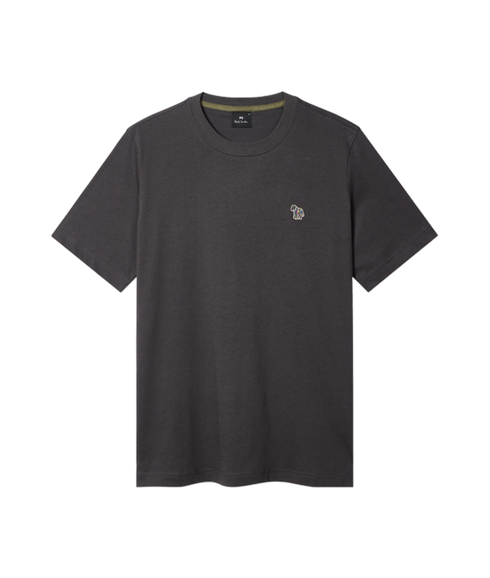 Reg Fit SS T Shirt Zebra - Slate